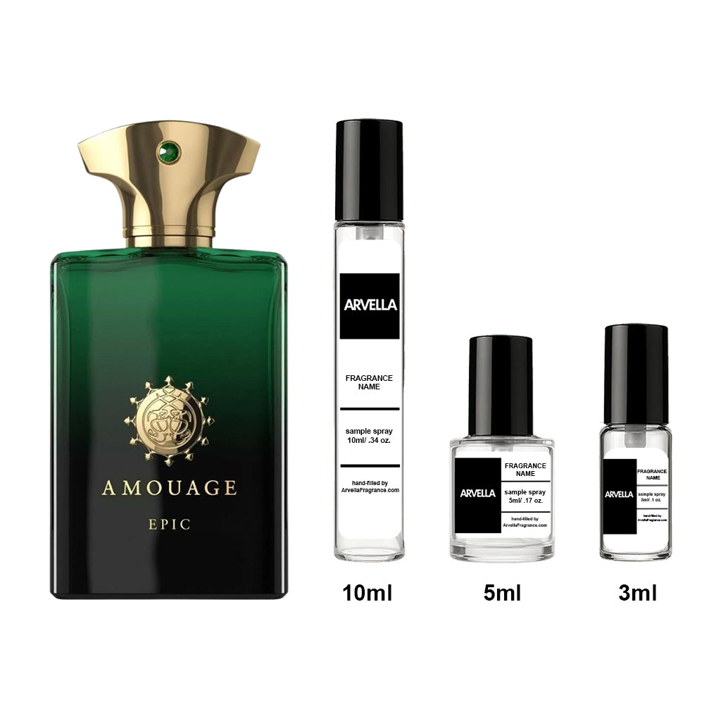 Amouage Epic Man Sample 3ml Spray - Arvella Fragrance